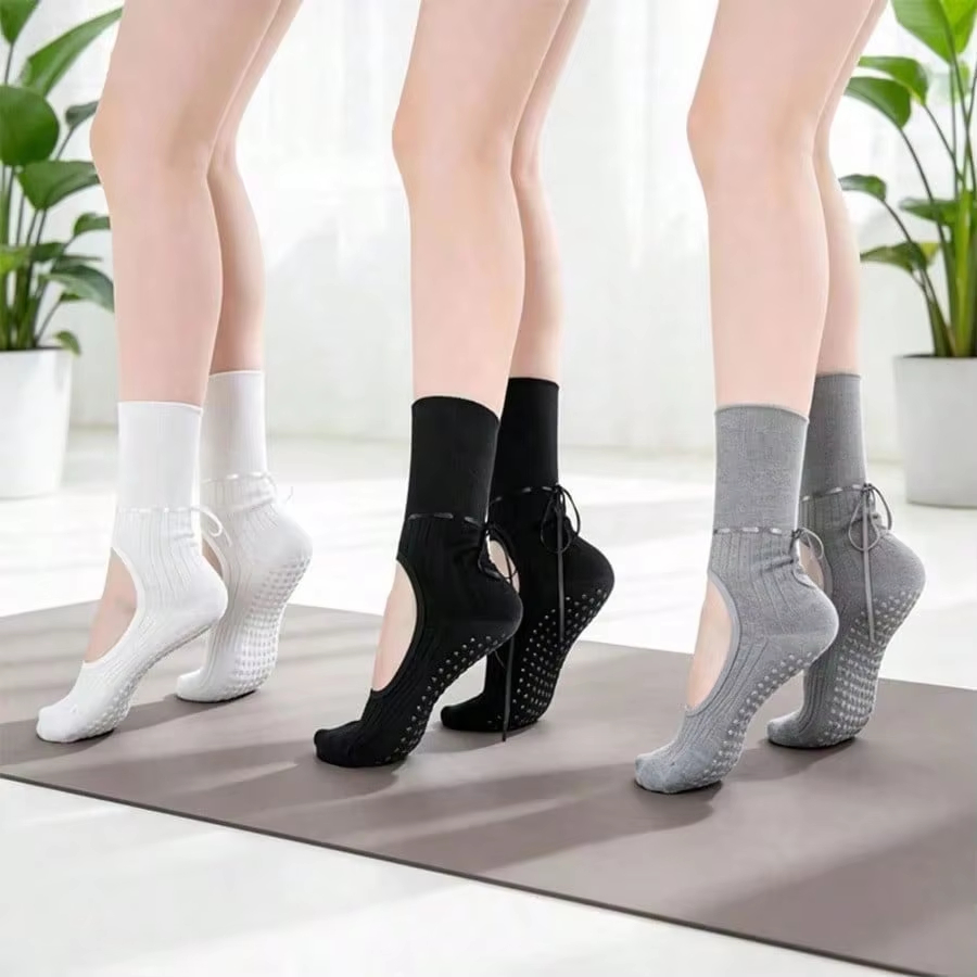 Pilates Yoga Hose - Novas Meias de Yoga de Algodão