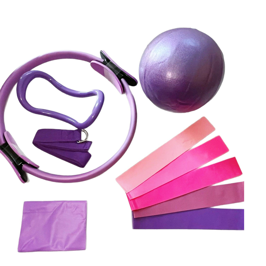 Pilates Yoga Ball Exercises - Logotipo personalizado 5 peças casa ginásio