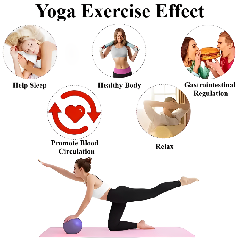 Bola de Yoga de 25cm para Exer - Pilates Yoga Ball Exercises avaliação e preço