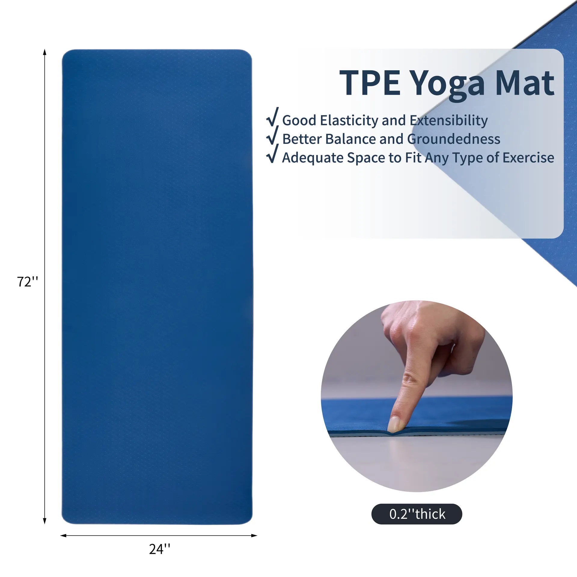 Tapete de ioga TPE antiderrapa - Pilates X Yoga avaliação e preço