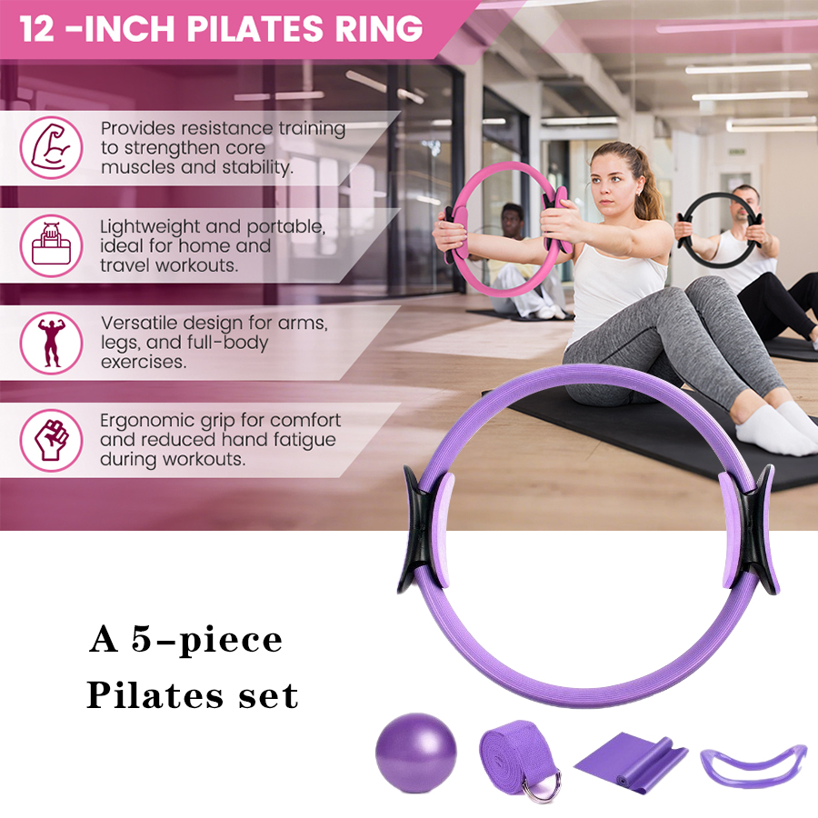 Kit feminino de cinco peças co - Pilates Yoga Logo avaliação e preço