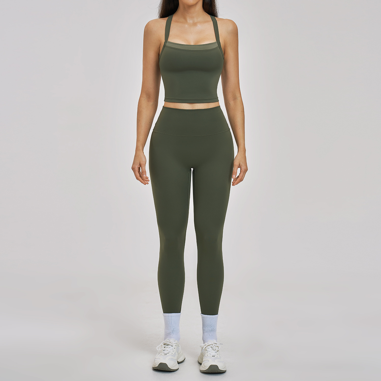 Conjunto de Yoga Feminino 2 Pe - Pilates Yoga Logo avaliação e preço