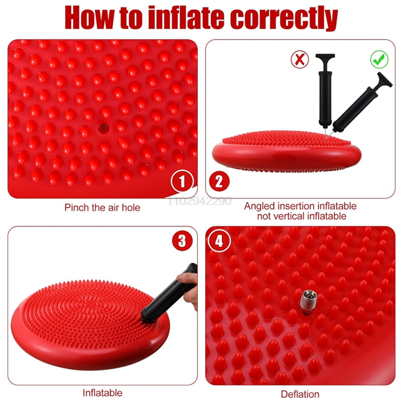 Almofada oscilante inflada de  - Exercise Disc Inflatable avaliação e preço