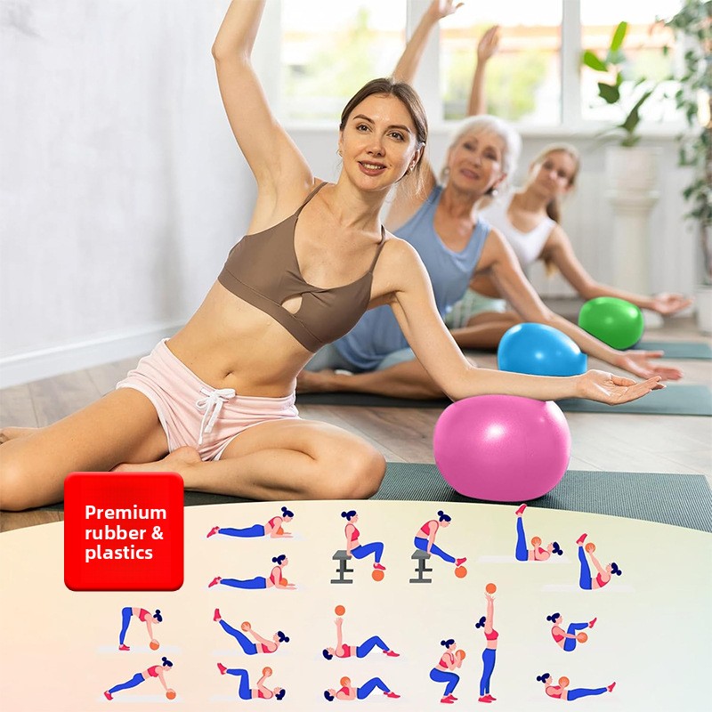 Mini bola de exercício em pvc  - Pilates Yoga Ball Exercises avaliação e preço