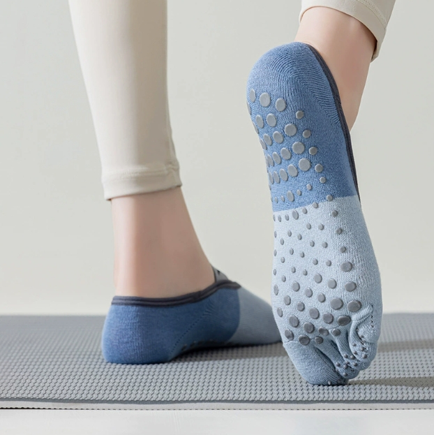 Meias de Algodão Antiderrapant - Pilates Yoga Logo avaliação e preço