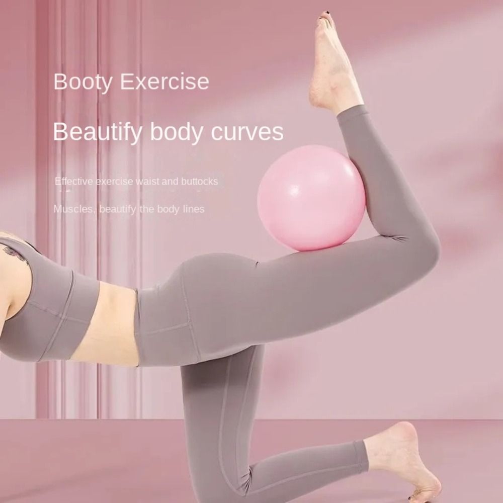 Bola de yoga em pvc mini exerc - Pilates Yoga Ball Exercises avaliação e preço