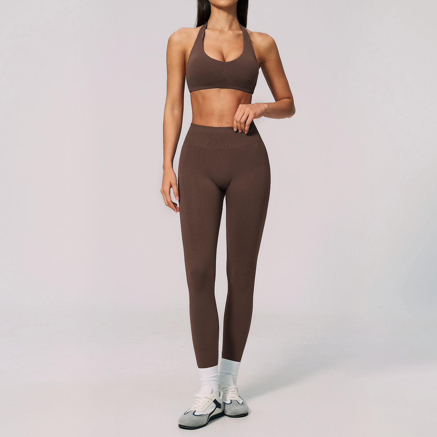 Conjunto de Yoga Feminino Sem  - Pilates Yoga Logo avaliação e preço