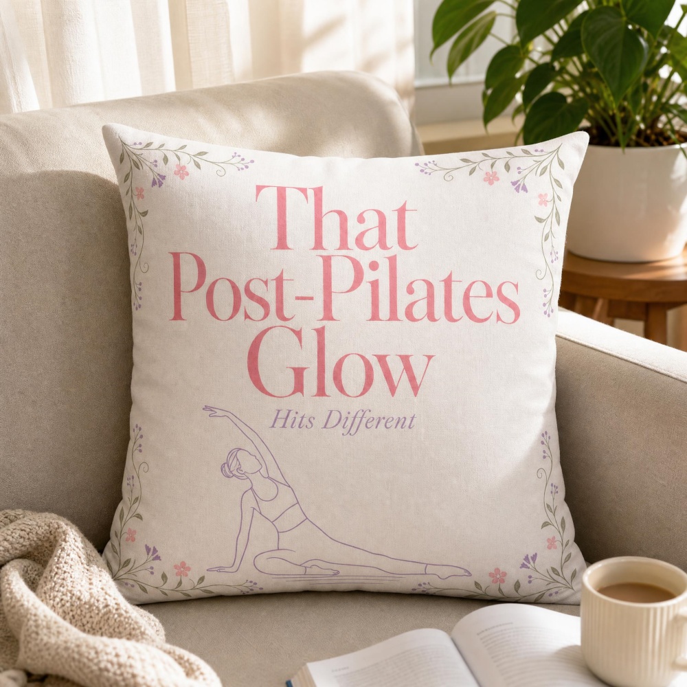 Almofada Decorativa Macia com  - Pilates Yoga Quotes avaliação e preço