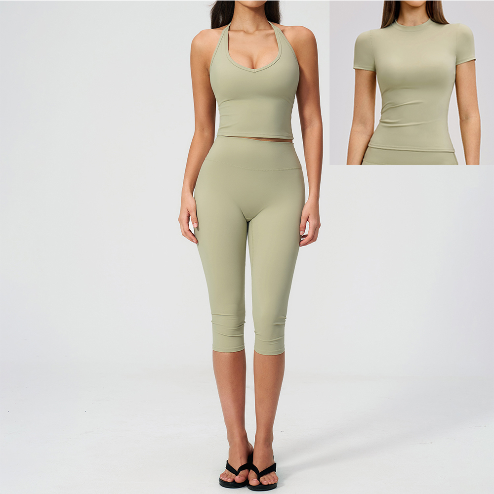 Conjunto de Yoga Feminino com  - Pilates Yoga Logo avaliação e preço