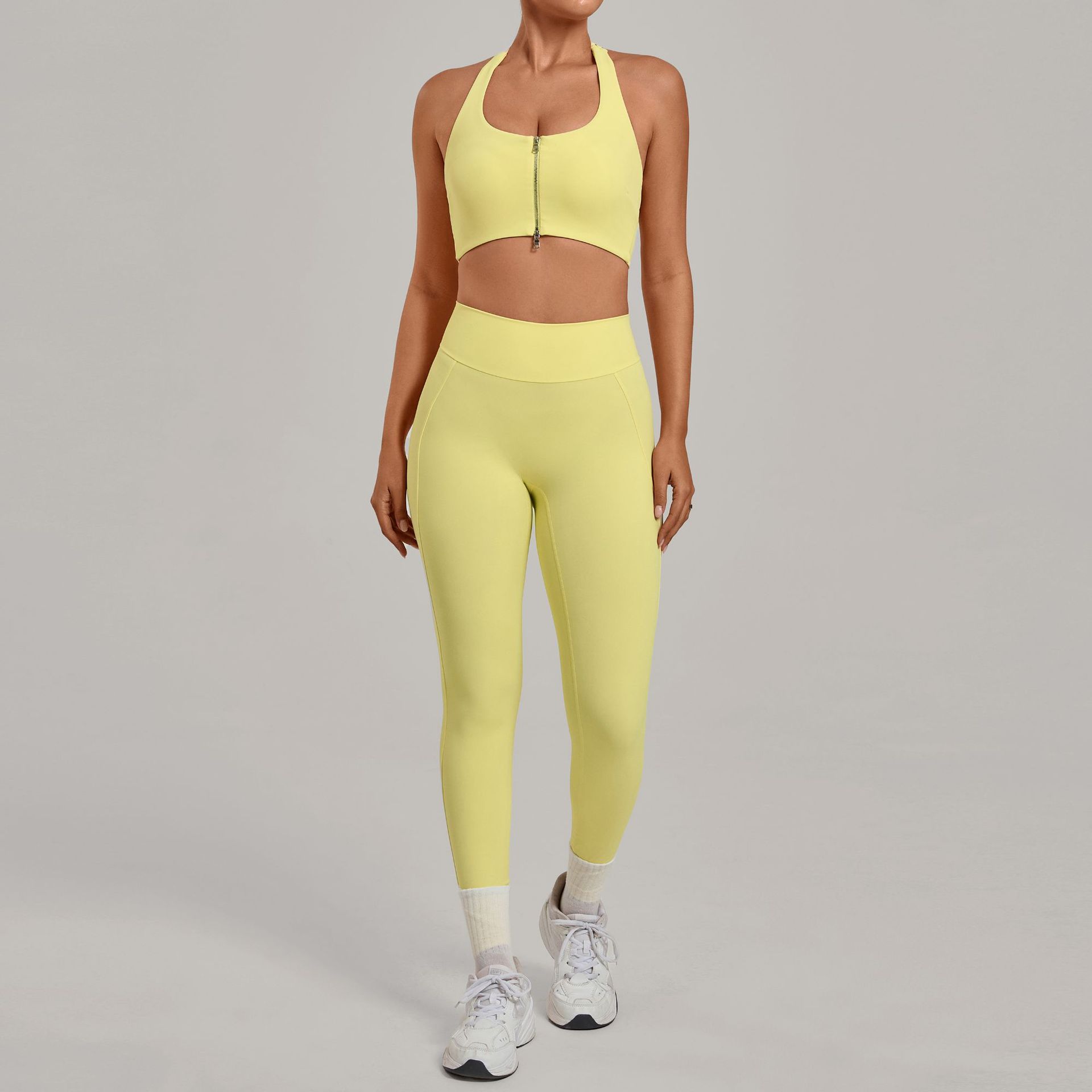 Conjunto de Yoga Feminino de 2 - Pilates Yoga Logo avaliação e preço