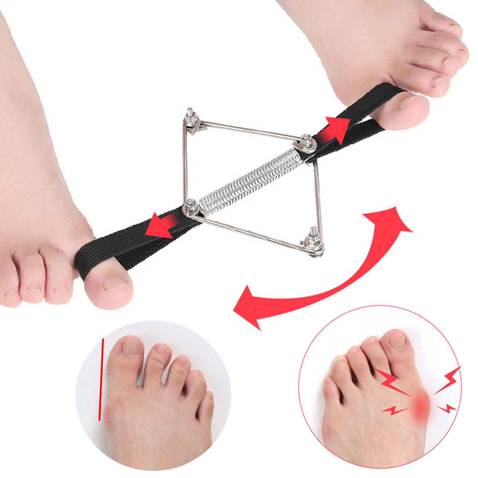 Corretor de joanete de nylon e - Pilates Yoga Wellness avaliação e preço