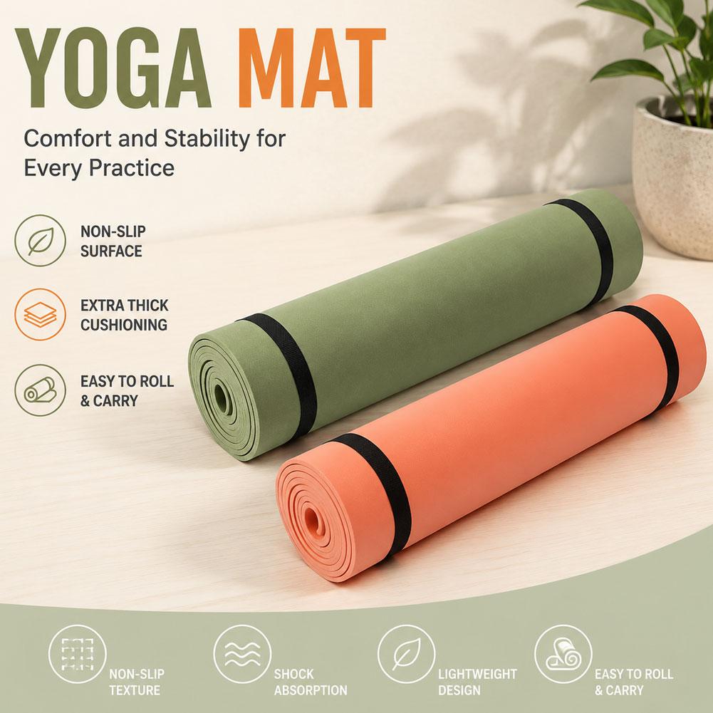 Tapete de Yoga e Pilates Antid - Mat Pilates Yoga avaliação e preço